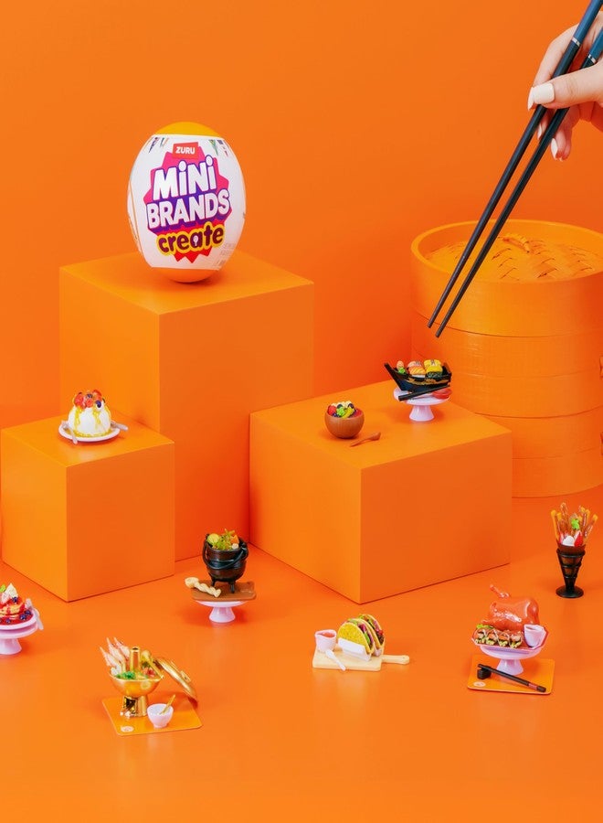 Mini Brands Create MasterChef Series 2 by ZURU (2 Pack) - Real Mini Dishes with Ingredients, UV LED Tool & Recipe Card | DIY Toy Capsule Non-Edible Collectible for Kids, Teens, and Adults. - Image 2